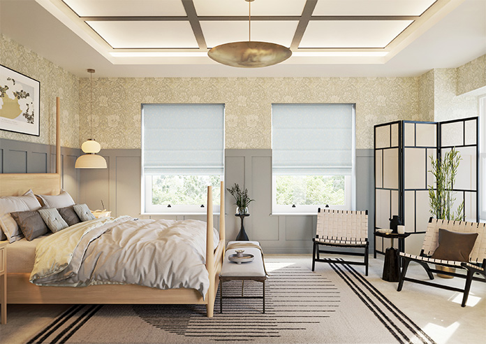 Norrland, Steam Blue - Twist&Fit Roman Blind - Image 8